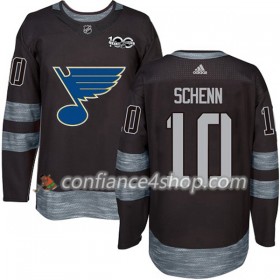 Adidas Maillot de Hockey St. Louis Blues Brayden Schenn 10 1917-2017 100th Anniversary Noir Authentic - Homme